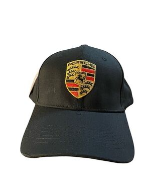 Porsche Design Black Logo Baseball Cap